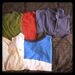 15 short sleeve AE shirts